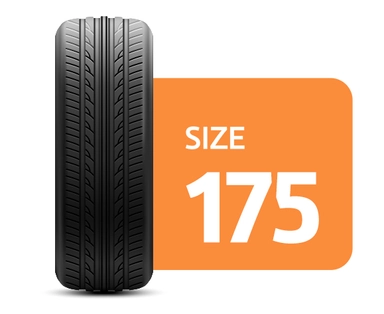 سایز لاستیک 175