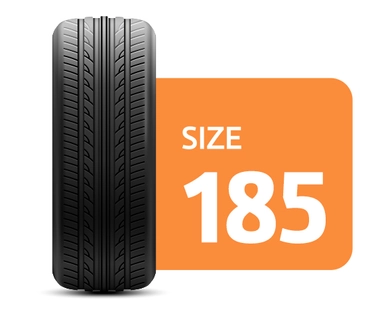 سایز لاستیک 185